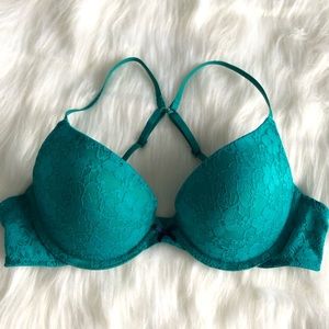 Teal Push-up Bra